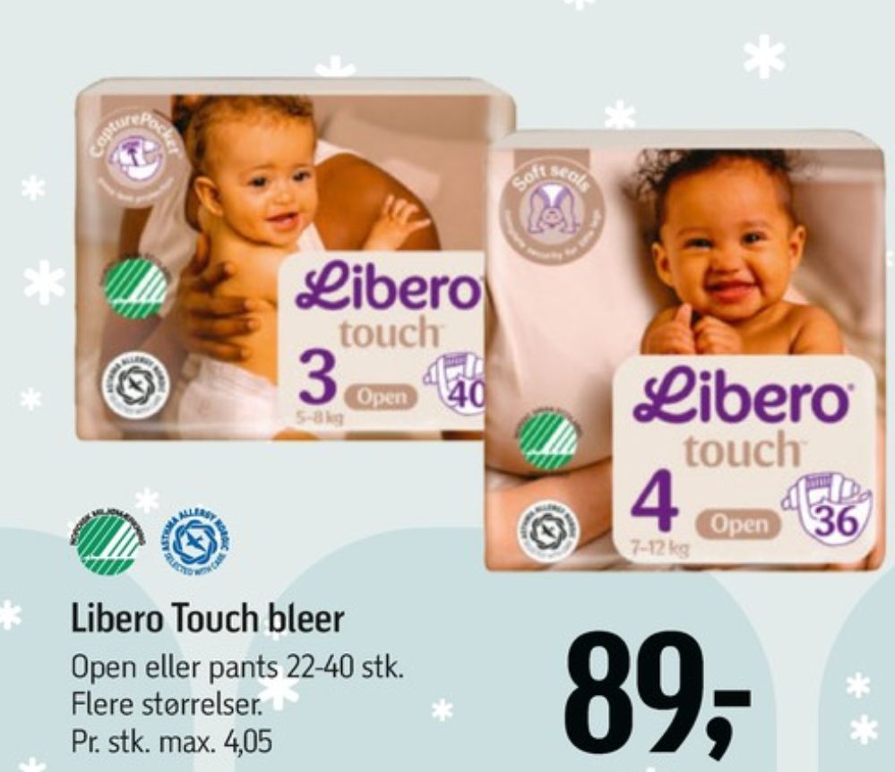 Libero Touch, Bleer str 3 5-9 kg