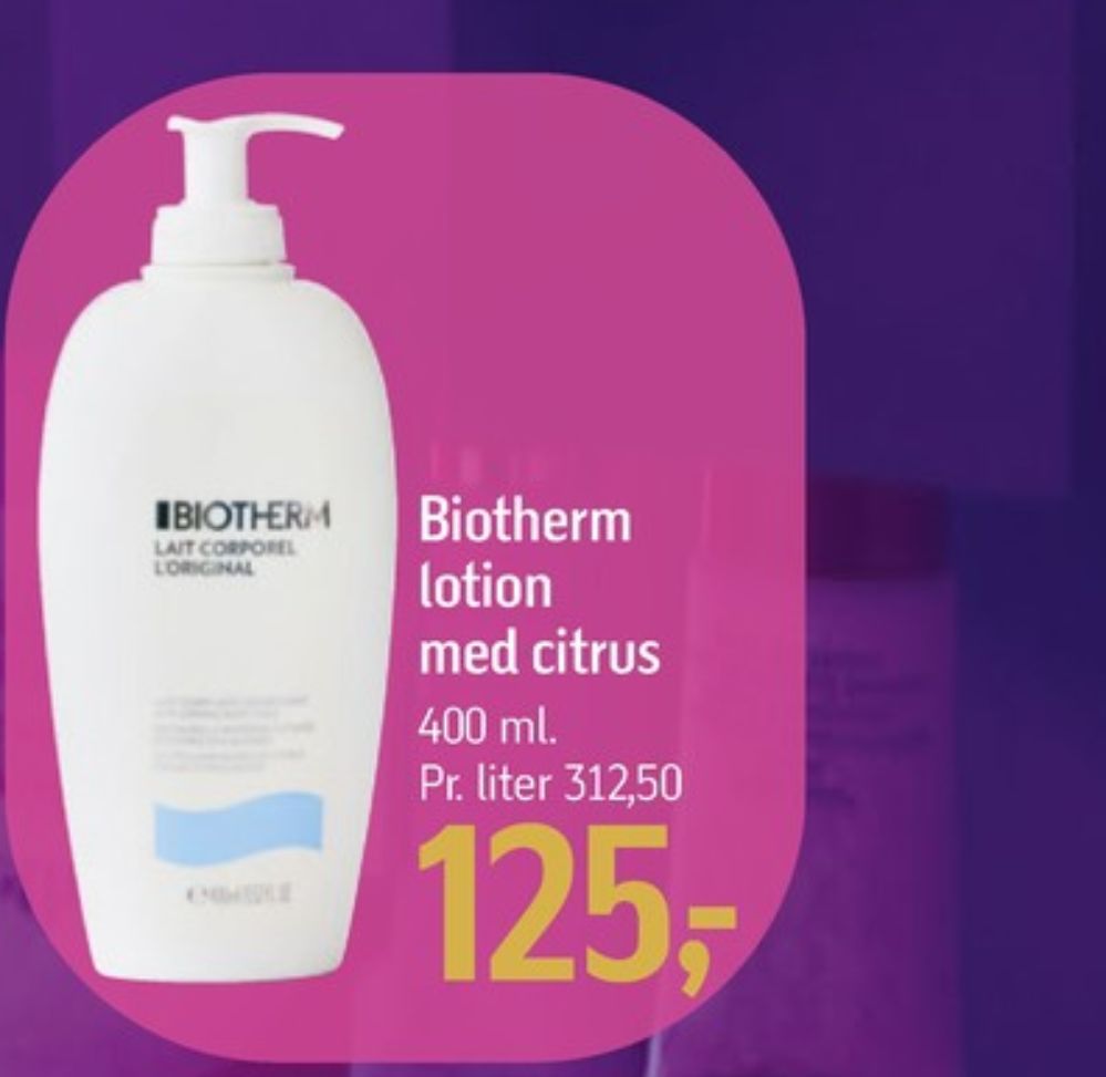 Biotherm, Bodylotion
