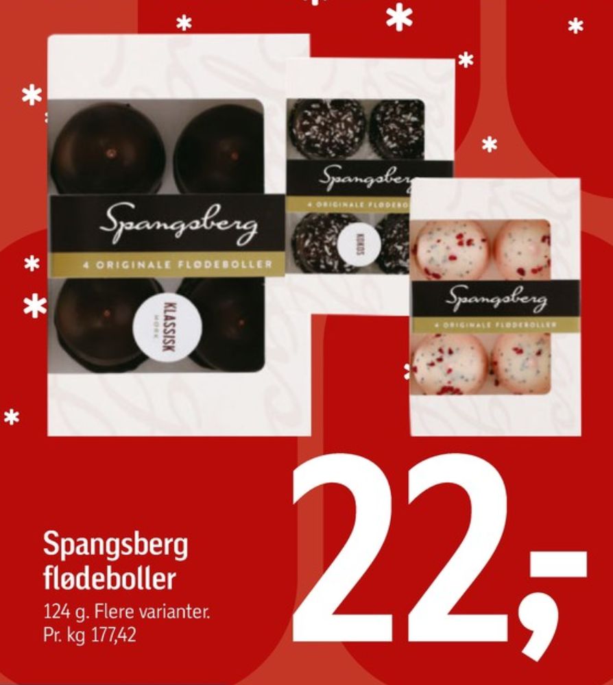 Spangsberg, Flødeboller Kokos