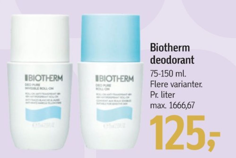 Biotherm, Deo Roll-on