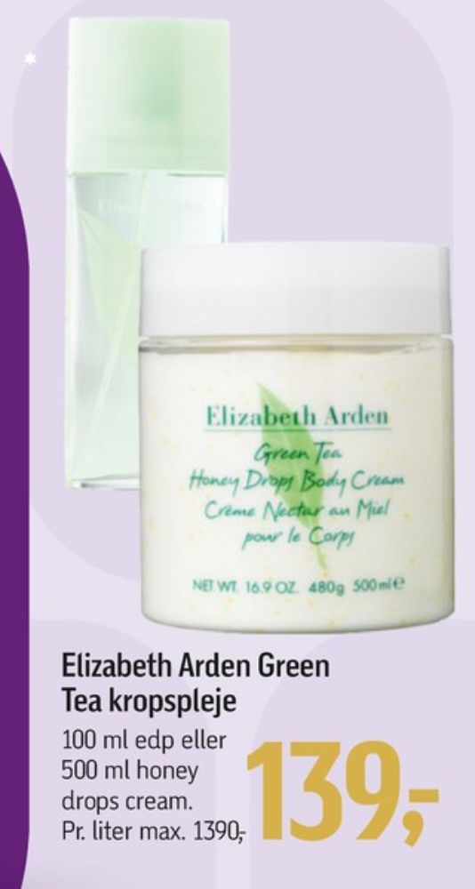 Elizabeth Arden Green Tea, Bodycreme
