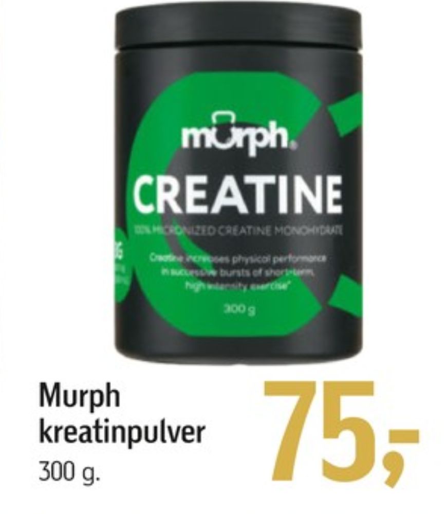 Murph, Træningstilskud