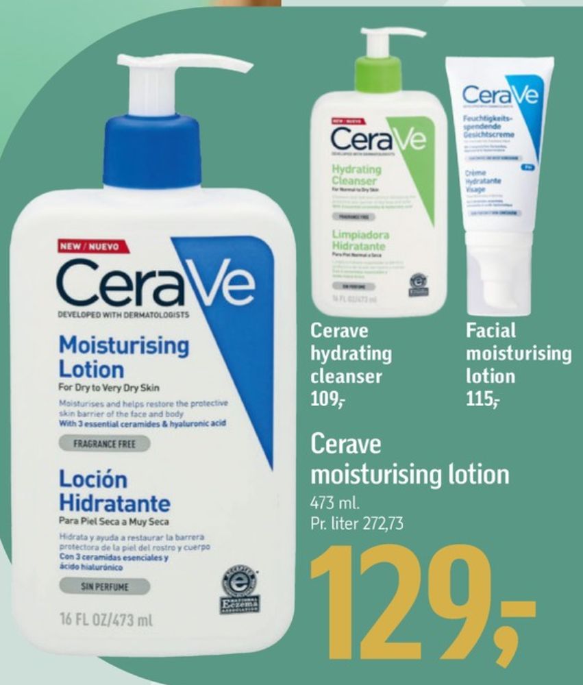 CeraVe, Bodylotion