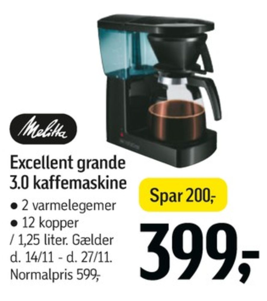 Melitta, Kaffemaskine
