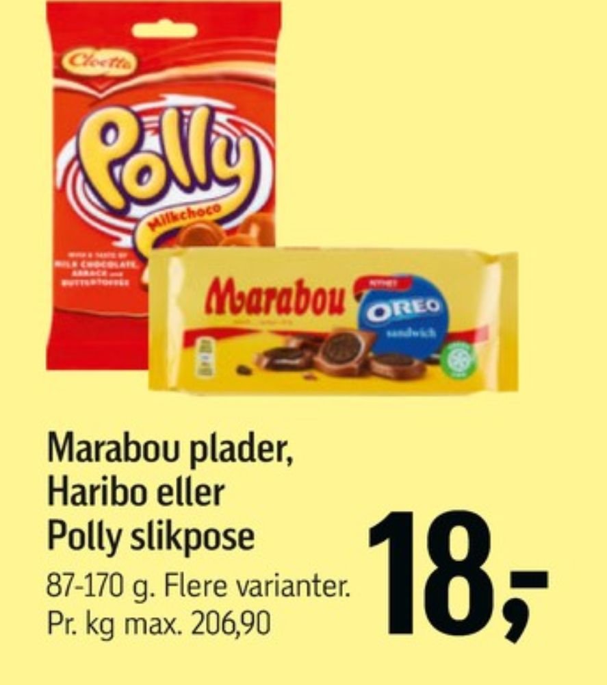 Marabou Oreo, Chokoladeplade 