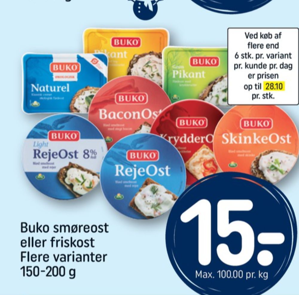 Buko Smelte, Smøreost Baconost
