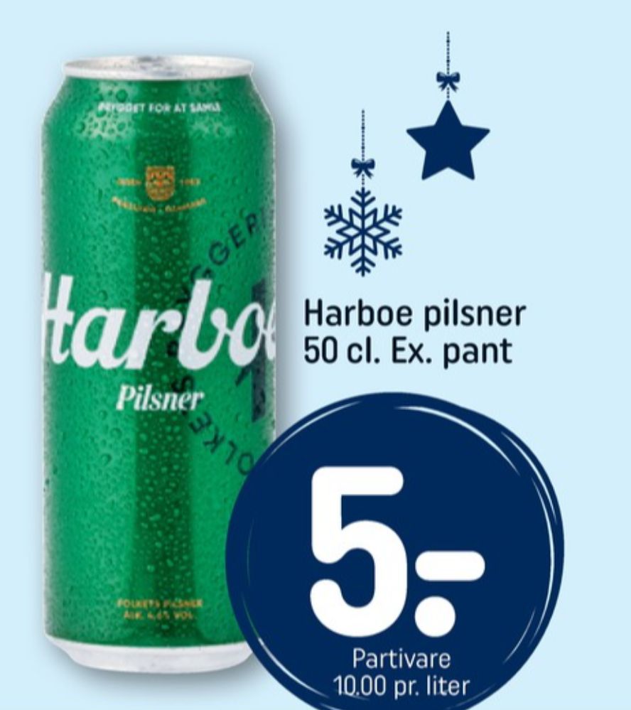 Harboe Pilsner, Øl