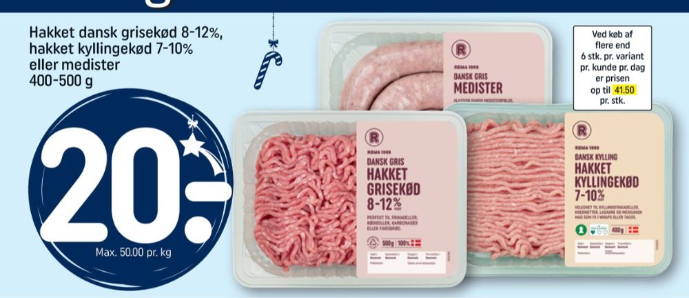 Rema 1000, Hakket kylling 7-10%