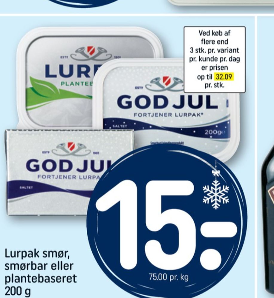Lurpak, Smørbar