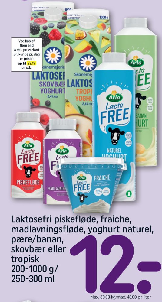 Arla Lacto FREE, Piskefløde