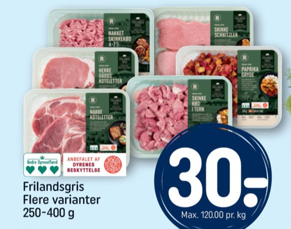 Rema 1000, Hakket skinkekød 4-7%