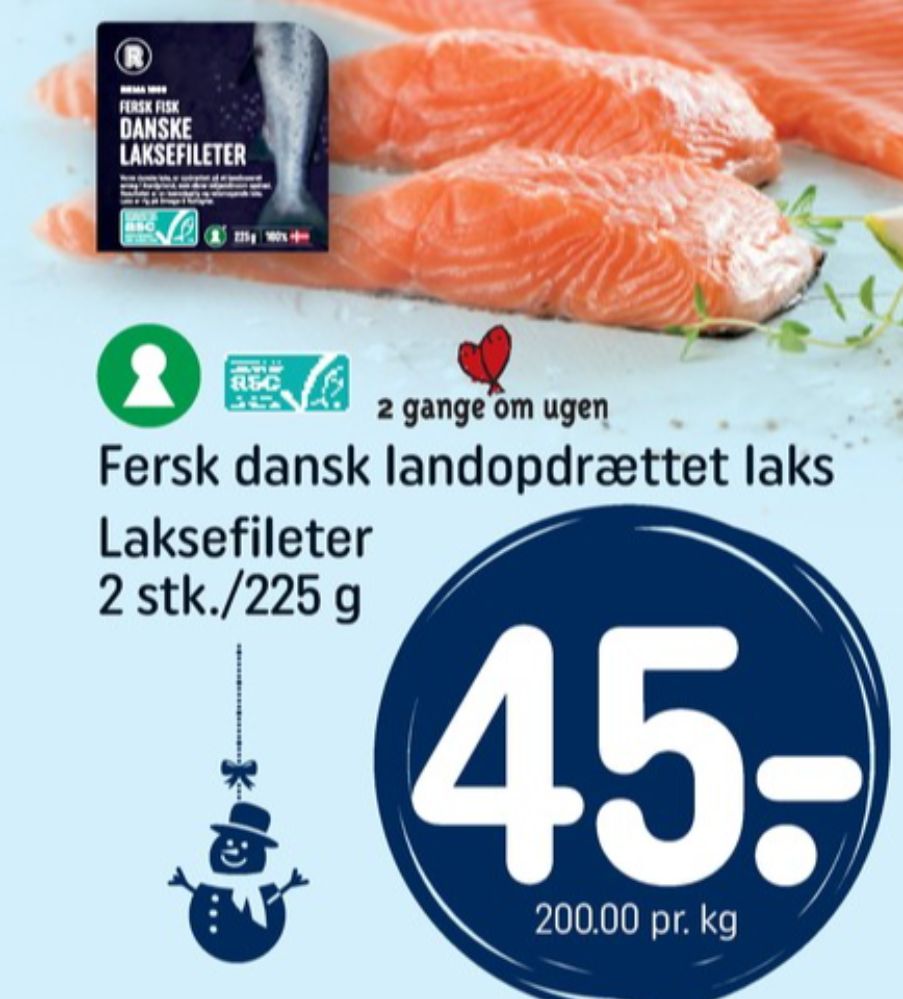 Rema 1000, Laksefilet