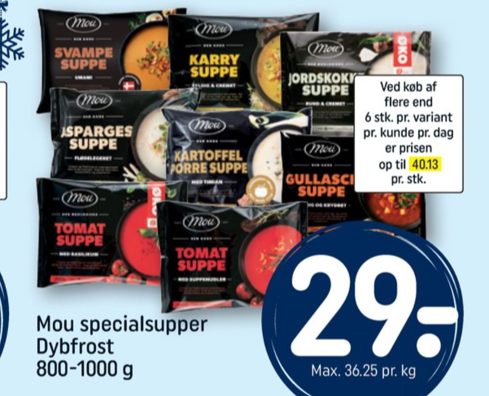 Mou, Aspargessuppe