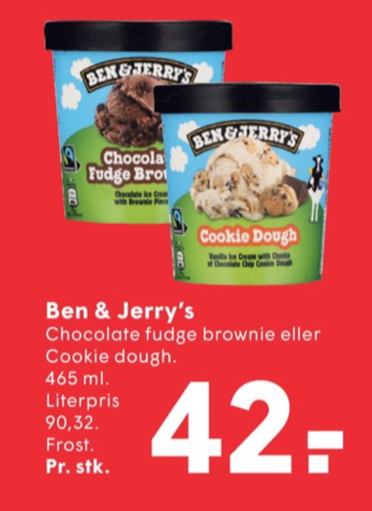 Frisko Ben & Jerry's, Cookie Dough is
