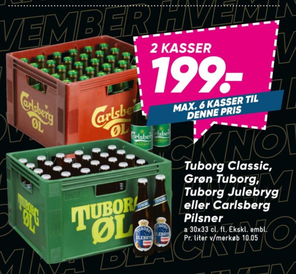 Tuborg Classic, Øl