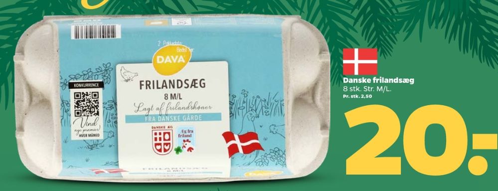 DAVA Foods, Frilandsæg M/L