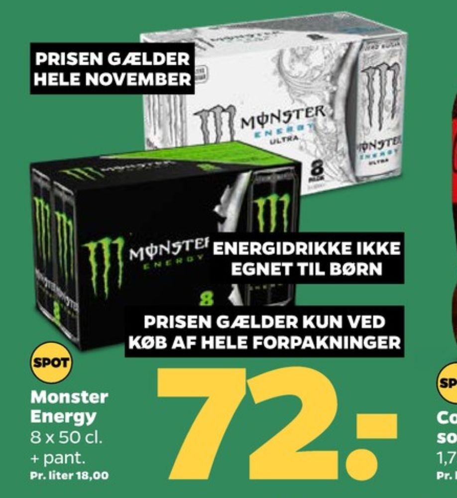 Monster Energy, Energidrik 8 pk.