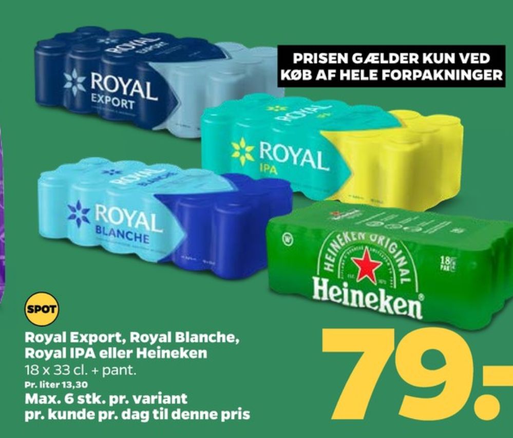 Royal IPA, Øl 18 pk.