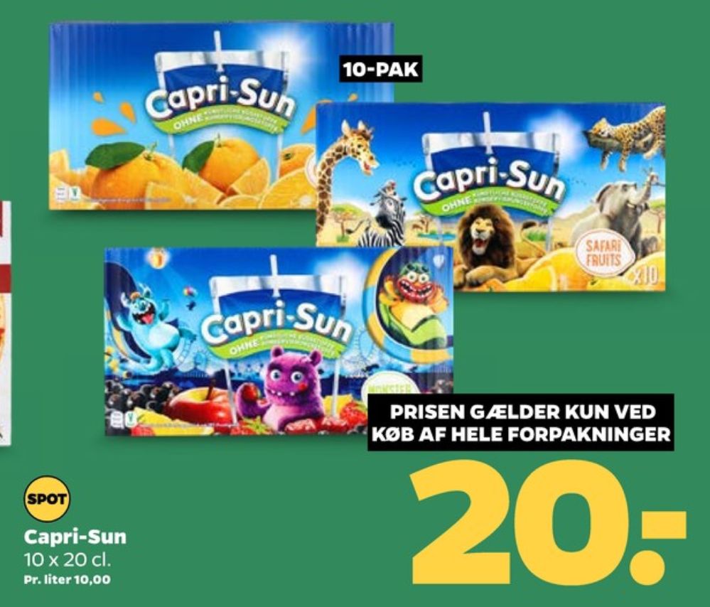 Capri-Sun, Frugtdrik Monsteralarm