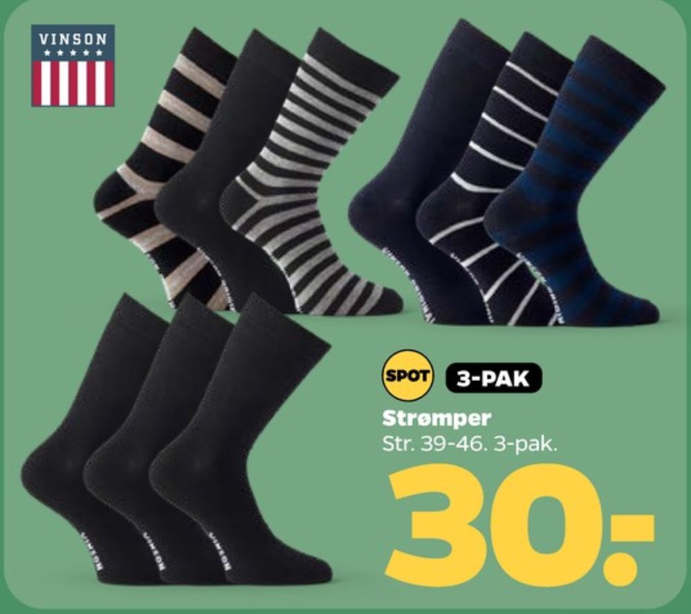 VINSON POLO CLUB, Strømper