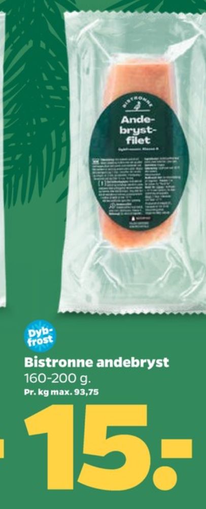 Bistronne, Andebryst