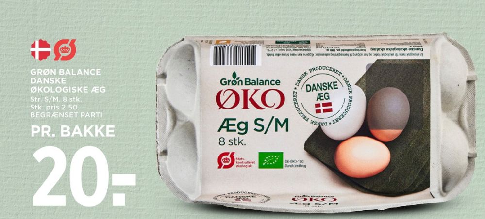 Grøn Balance, Øko Æg S/M
