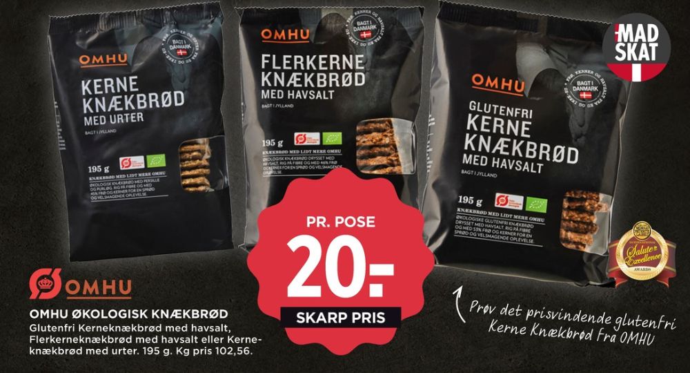 OMHU, Kerneknækbrød med Urter