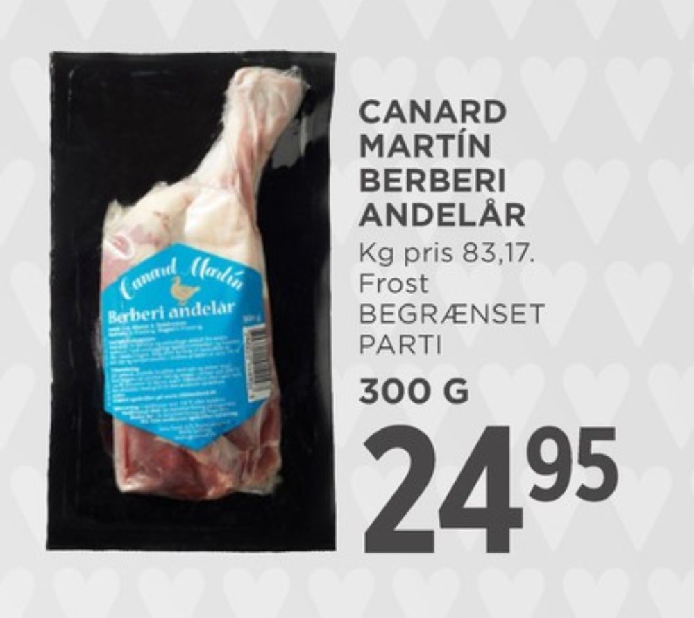 Canard Martin, Andelår