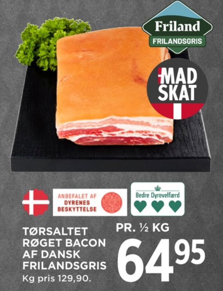 FRILAND Frilandsgris, Bacon