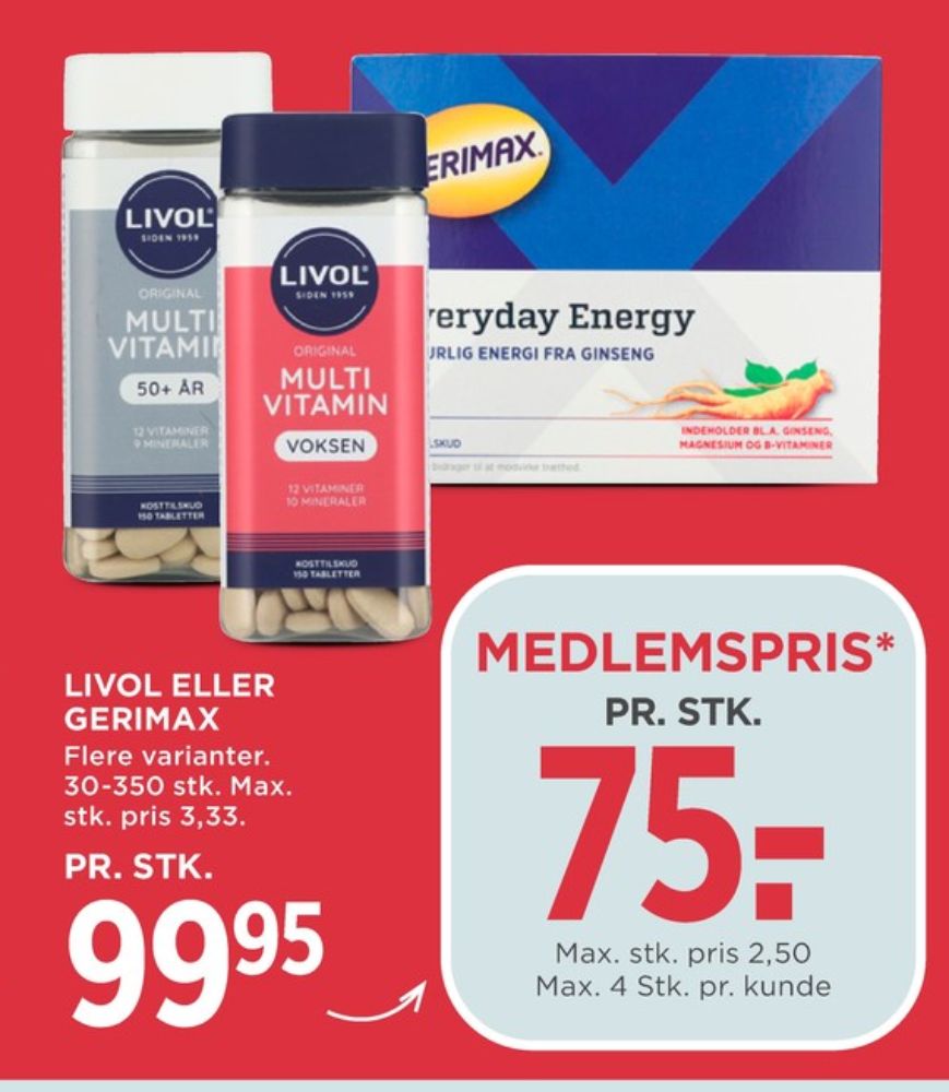 Livol Multi, Mineraler