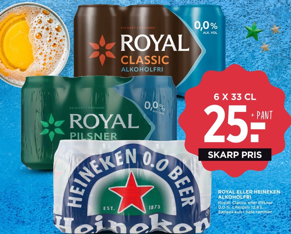 Royal 0,0 Classic, Øl - Alkoholfri