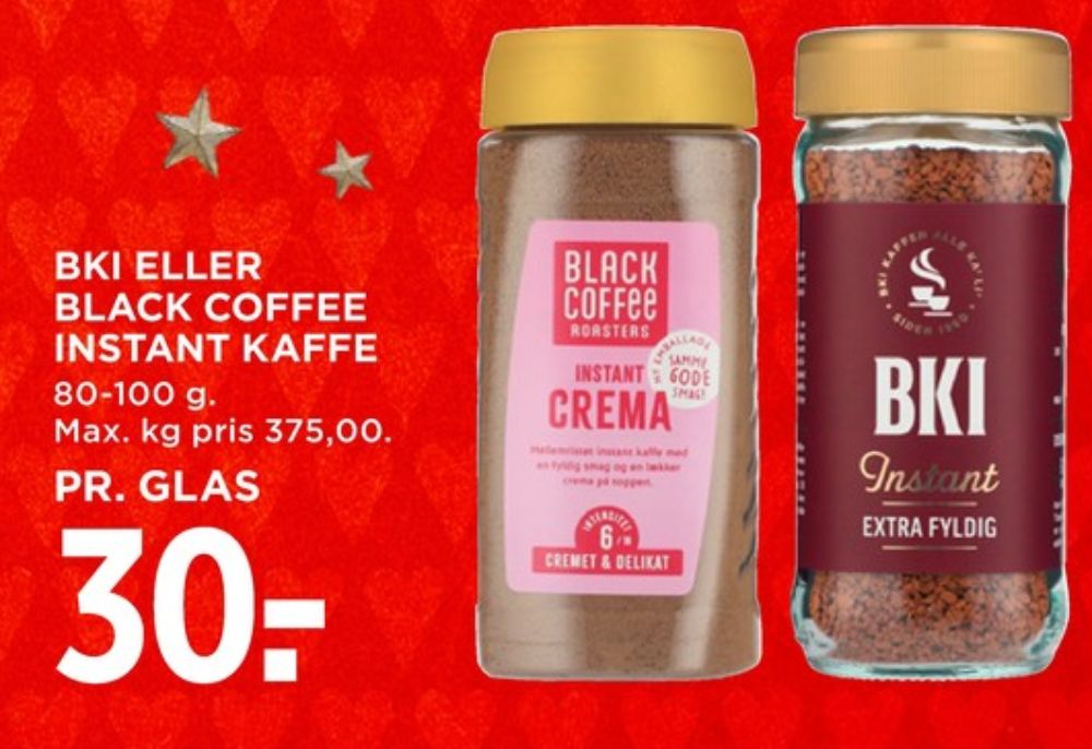 BKI Extra, Instant Kaffe