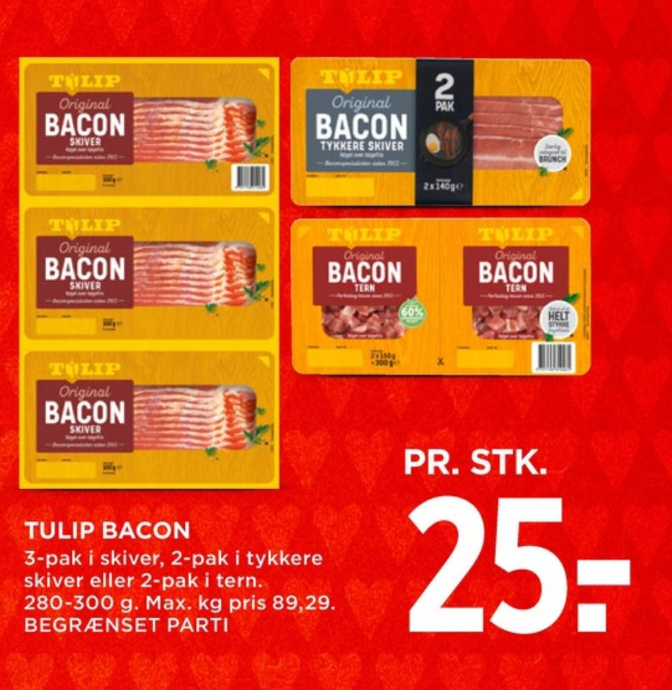 Tulip, Baconskiver