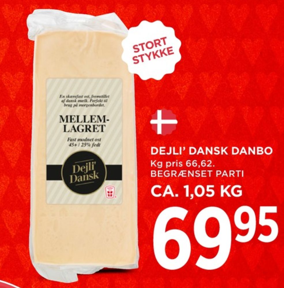 Dejli Dansk, Skæreost Mellemlagret