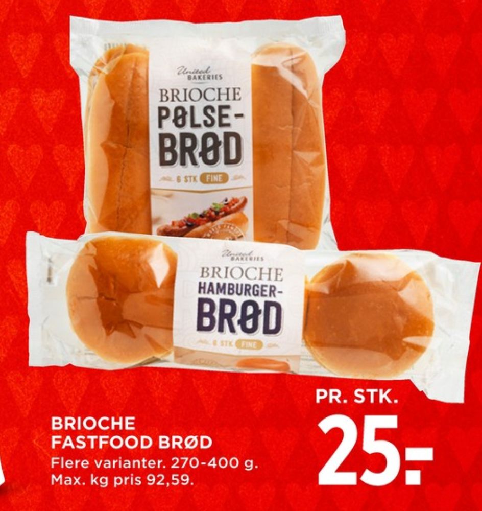 United Bakeries, Brioche Burgerboller