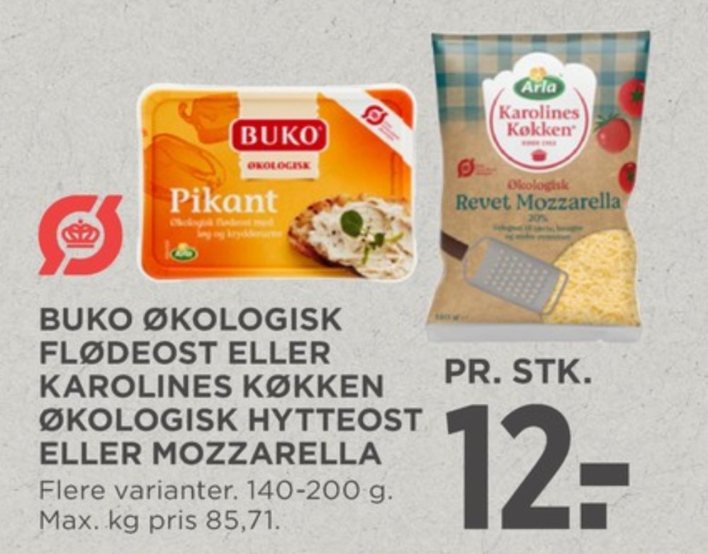 Karolines, Hytteost 4%