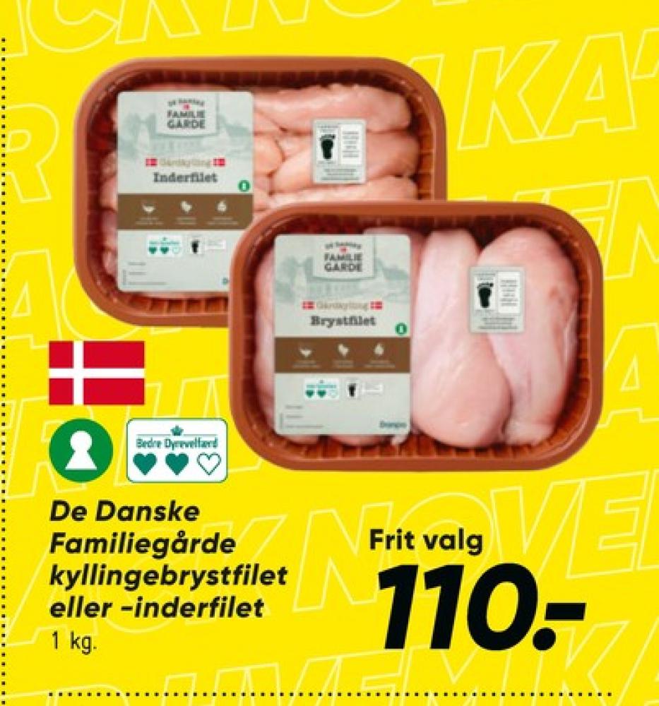 De Danske Familiegårde, Kyllingeinderfileter