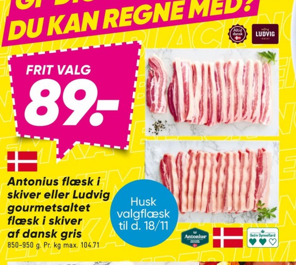 Antonius, Flæsk i skiver