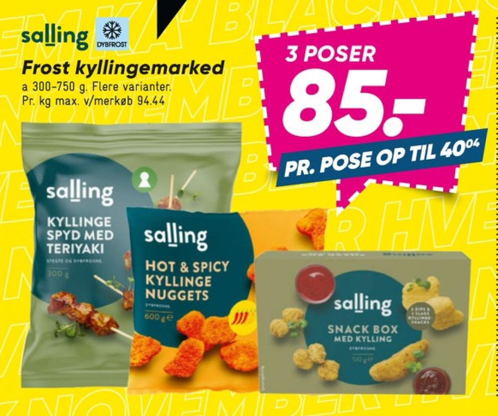 Salling, Hot & Spicy Kyllingenuggets