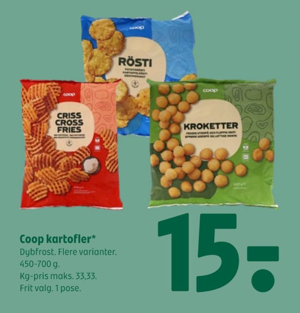 Coop, Criss Cross Fries