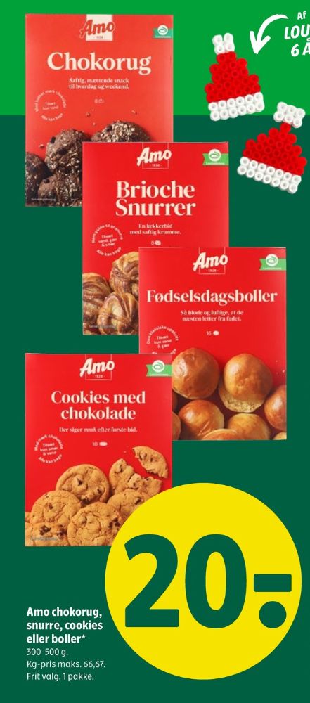 Amo, Cookies med Chokolade