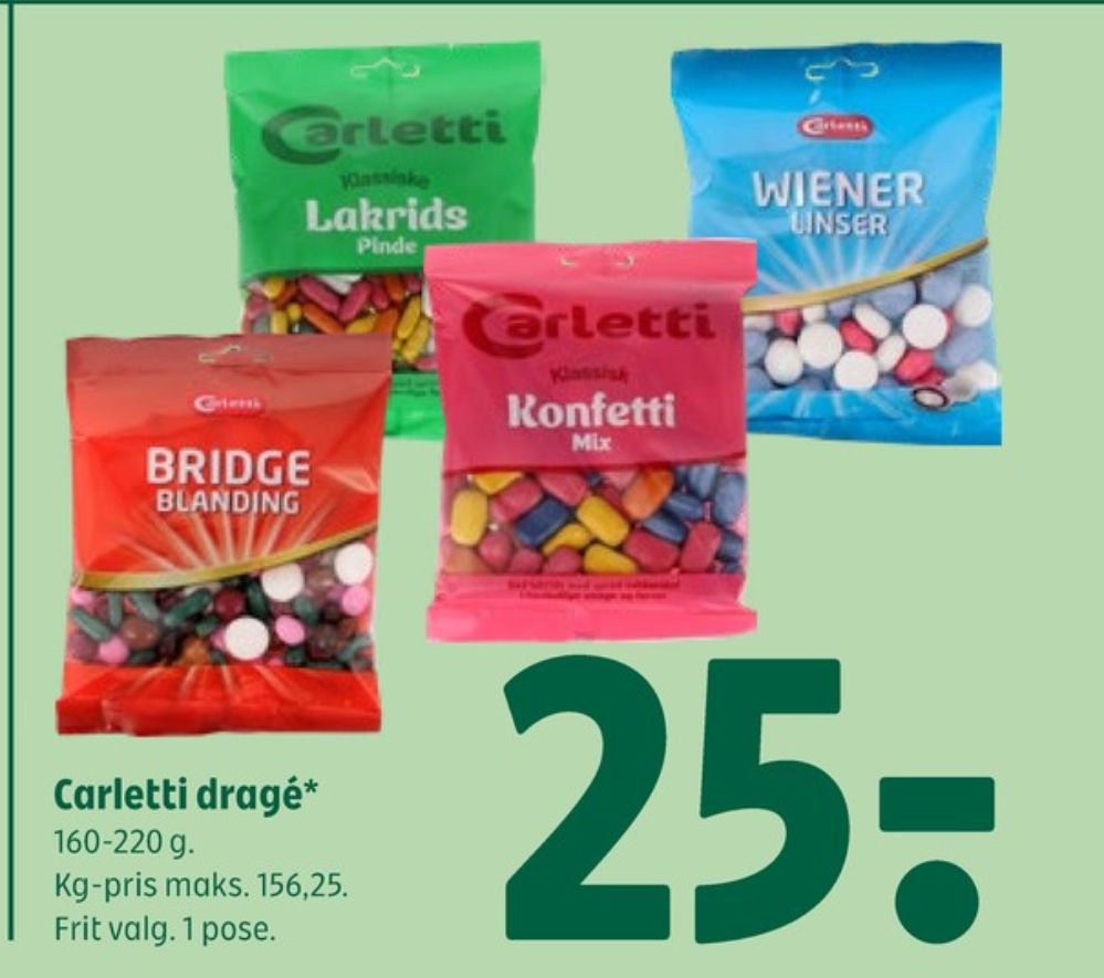 Carletti Wienerlinser, Dragée