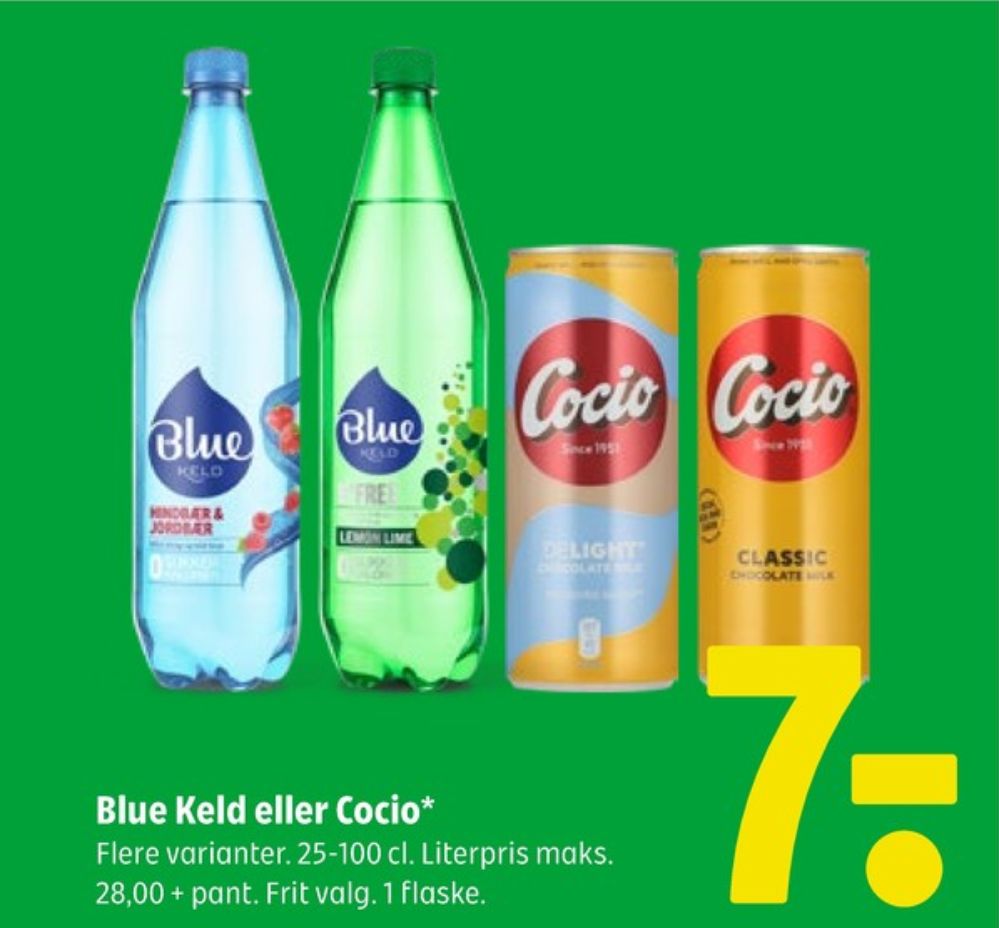Blue Keld Lemon Lime, Sportssodavand Lemon Lime