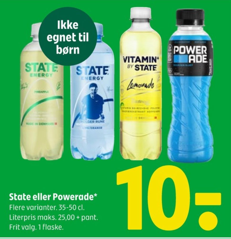 STATE Vitamin By State Lemonade, Energidrik