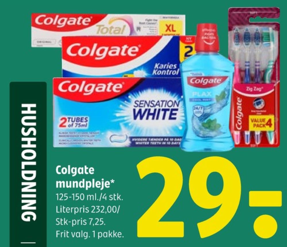 Colgate, Tandbørste