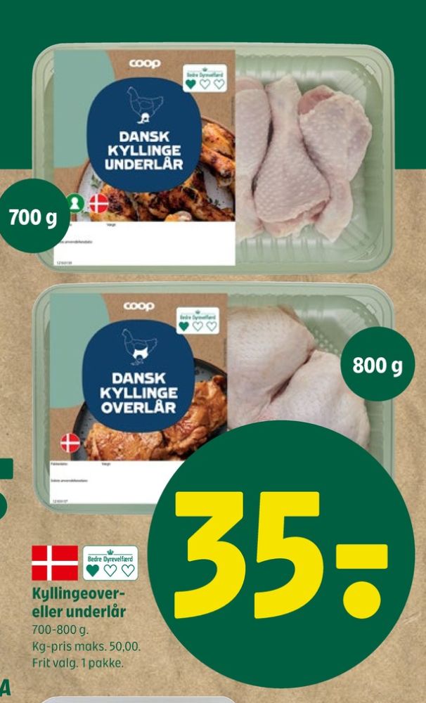 Coop, Kyllingeoverlår