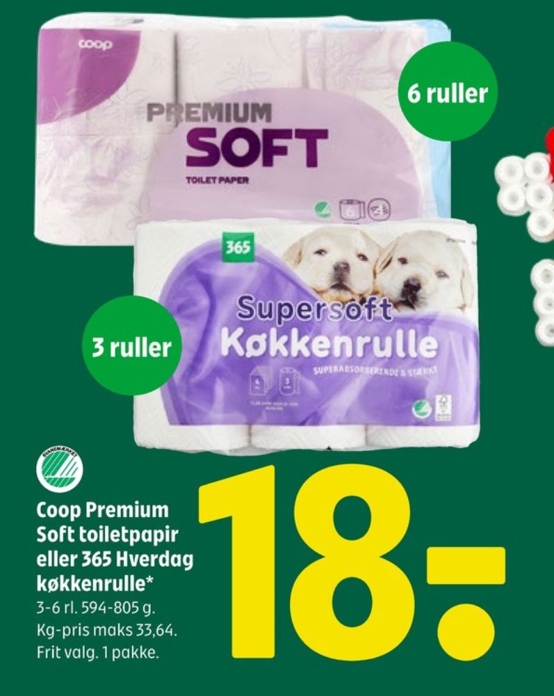 Coop Premium Soft, Toiletpapir