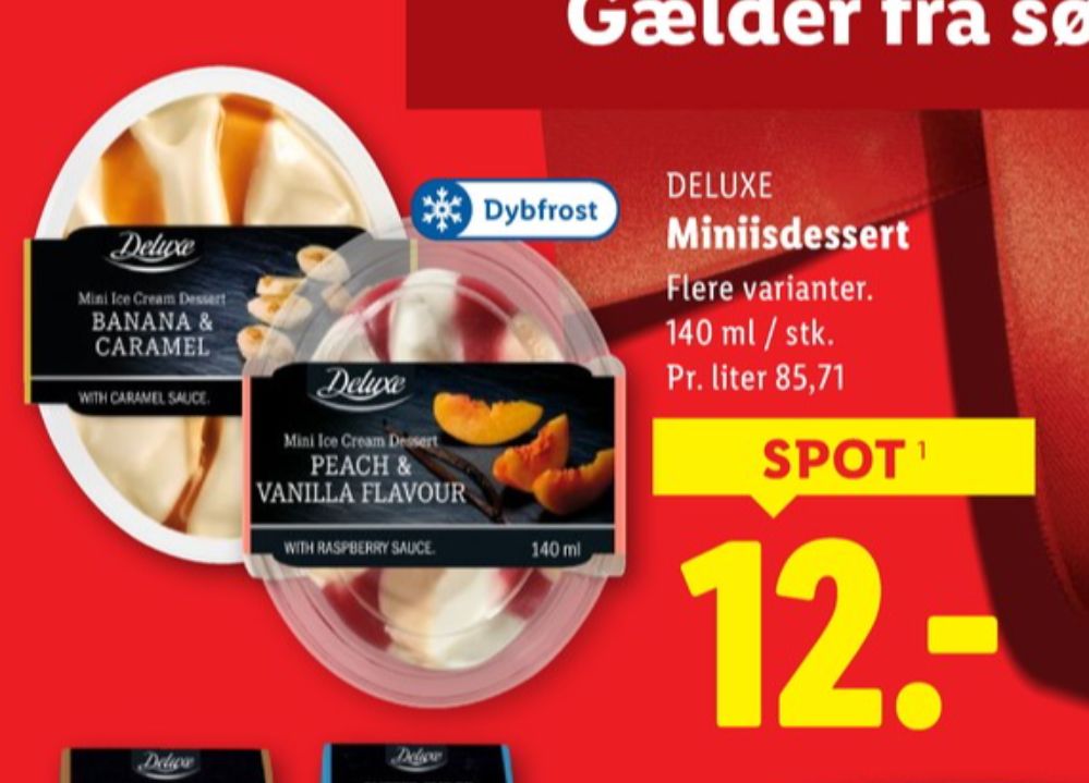 Deluxe, Isdessert Banana & Caramel