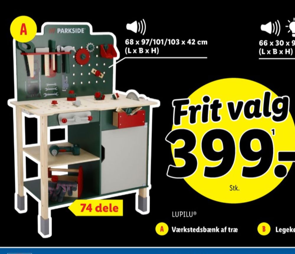 Lupilu, Værktøjssæt