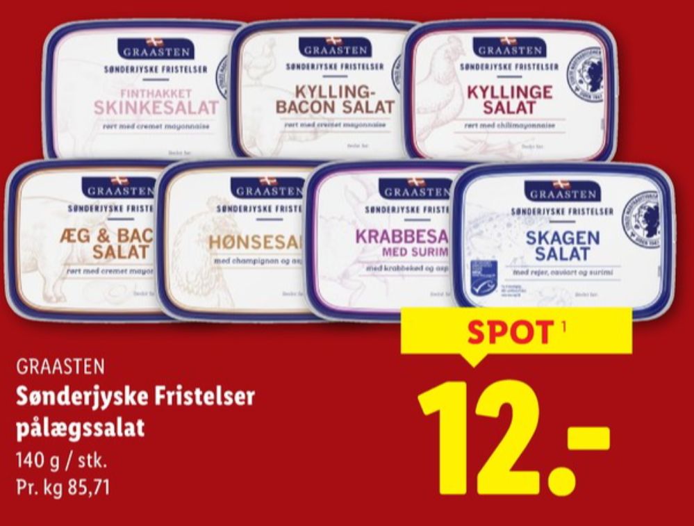 Graasten Sønderjyske Fristelser, Kylling & Baconsalat